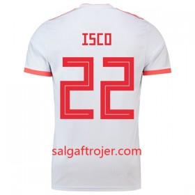 Spanien Fodboldtrøjer Isco 22 Udebanesæt VM 2018